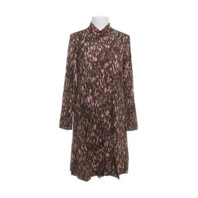 Shirt dress (Brown, Beige) from Guitare Elastane, Viscose