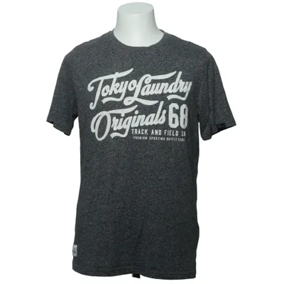 T-shirt (Gris) de Tokyo Laundry Coton, Polyester