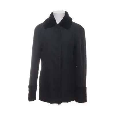 Winter jacket (Black) from Orwell Polyester, Rabbit fur
