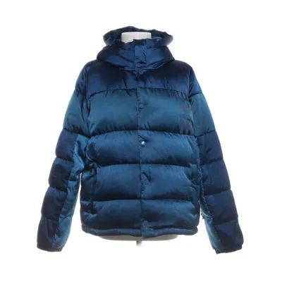 Dunjakke (Blå, Turkis) fra Adidas Akryl, Dun, Fjer, Nylon, Polyester