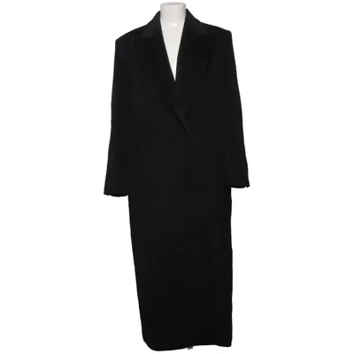 Frakke (Sort) fra MaxMara Studio Viscose, Uld