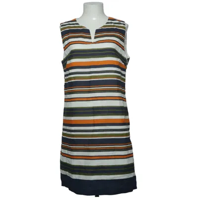 Dress (White, Blue, Orange) from William de Faye Linen