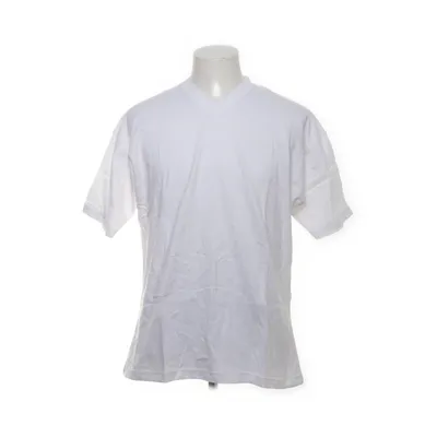 T-shirt (Wit) van Manbasic Katoen