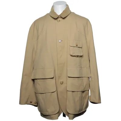 Safarijakke (Beige) fra Ralph Lauren Purple Label Bomuld, Læder, Viscose