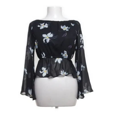 Peplum top (Zwart, Meerkleurig) van Voyelles Polyester