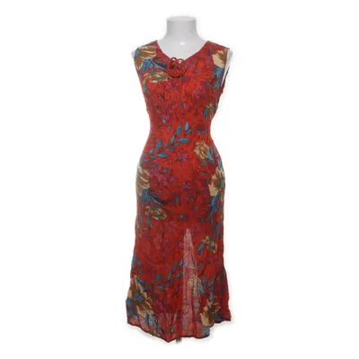 Robe longue (Rouge, Multicolore) de Pinky Viscose