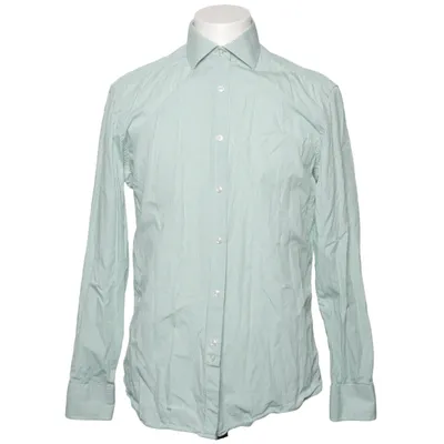 Shirt (Green, White) from La Chemise Cotton