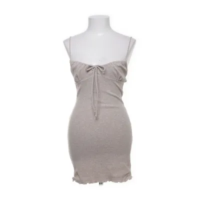 Robe (Beige) de Bershka Coton, Élasthane, Polyester