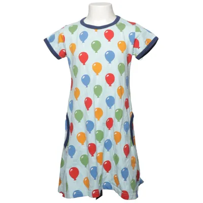 Dress (Blue, Multicolored) from Maxomorra Cotton, Elastane