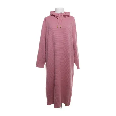Jurk met col (Roze) van Gina Viscose, Polyester, Polyamide
