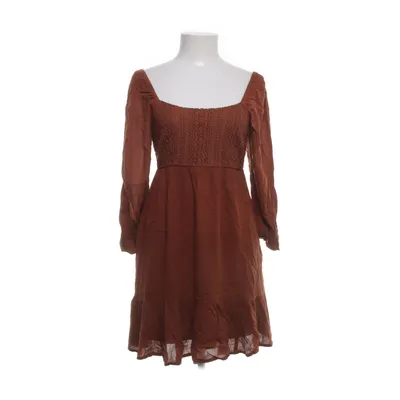 Jurk (Bruin) van Hollister California Polyester, Viscose