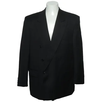 Blazer (Noir) de Mario Barutti Viscose, Laine