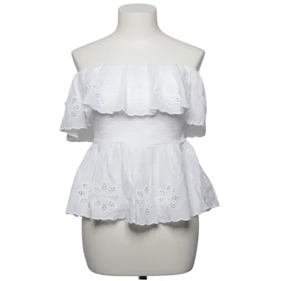 Tube top (Wit) van H&M Katoen