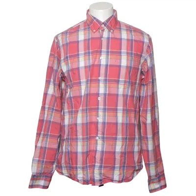 Buttondown-skjorta (Röd, Blå, Vit) från Murrey Bomull