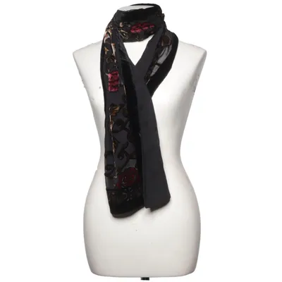 Shawl (Black, Multicolored) from Codello Silk, Viscose