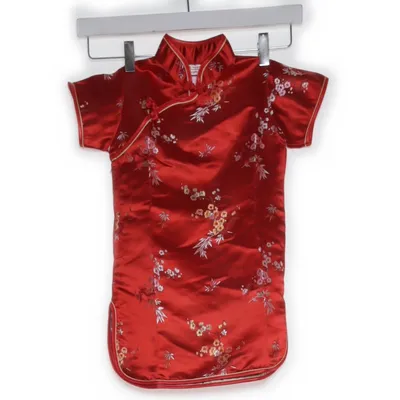 Cheongsam (Rød, Flerfarvet) fra Xiaosuyhou 999