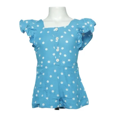 Jumpsuit (Blue, White) from Zara Girls
