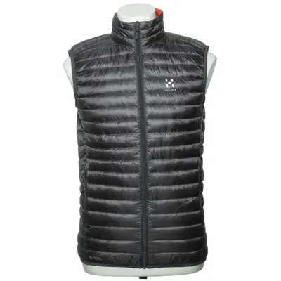 Down vest (Gray, Orange) from Haglöfs Down, Feather, Polyamide