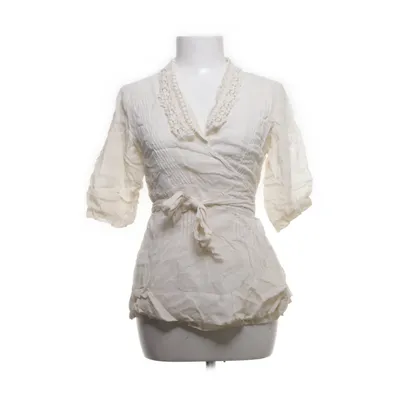 Slå-om bluse (Beige) fra Johnny Was Viscose
