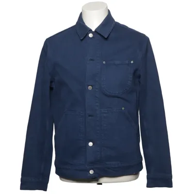 Veste en jean (Bleu) de Zara Coton, Élasthane, Lyocell