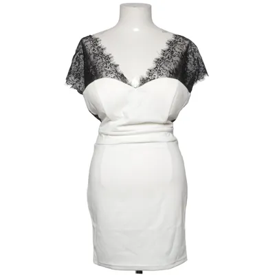 Cocktail dress (White, Black) from Koucla Elastane, Polyester