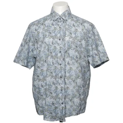 Korte mouwen shirt (Blauw, Meerkleurig) van Casamoda Katoen, Linnen