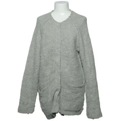 Cardigan (Gray) from Fall Winter Spring Summer Alpaca wool, Elastane, Polyamide