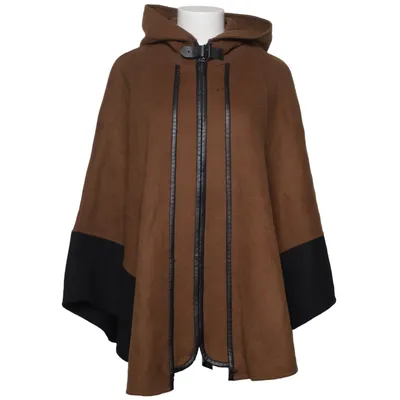 Cape (Brun, Svart) från Zara Woman Polyester, Ull