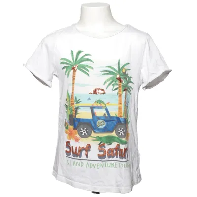 T-shirt (Wit, Meerkleurig) van Emma Jayne x H&M Katoen