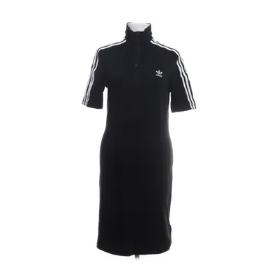 Jurk met col (Zwart, Wit) van Adidas Katoen, Elastaan