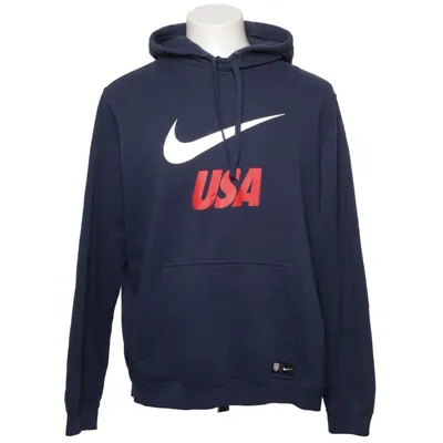 Hættetrøje (Blå) fra Nike Bomuld, Polyester