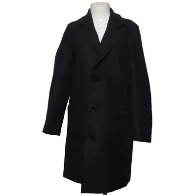 Coat (Black) from Harris Wharf London Wool