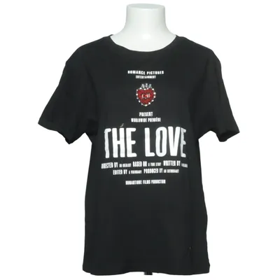 T-shirt (Black) from Vinceotto Cotton