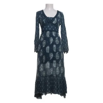 Maxi jurk (Blauw, Meerkleurig) van Ecote Viscose