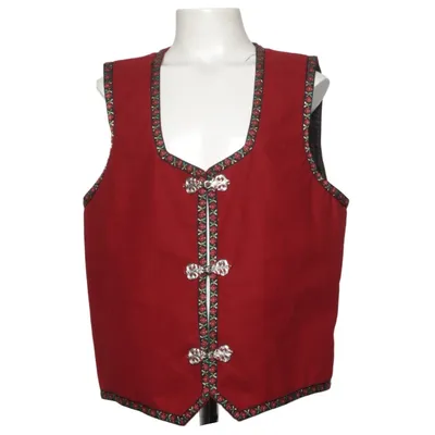 Kostuumgilet (Rood) van Reflex Polyester, Wol