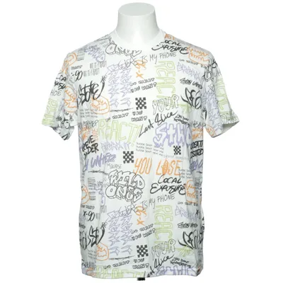 T-shirt (Blanc, Multicolore) de Pull & Bear STWD Coton