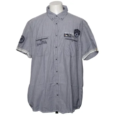Chemise à manches courtes (Bleu, Blanc) de Reward Coton, Polyester