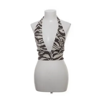Haltertop (Bruin, Wit, Meerkleurig) van Reserved Polyamide, Viscose