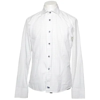 Shirt (White, Blue) from Chadburry Cotton