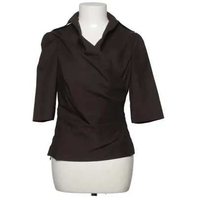 Wikkelblouse (Bruin) van Lene Sand