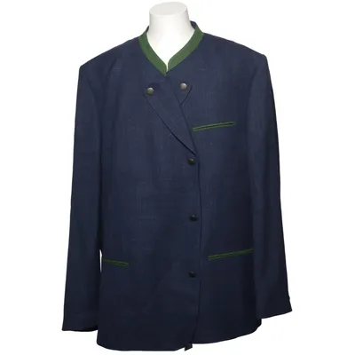 Blazer (Blauw, Groen) van Wichtlstube Acetaat, Linnen, Polyester, Viscose, Wol