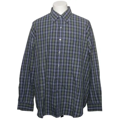 Button down shirt (Green, Blue) from Van Heusen Cotton, Polyester