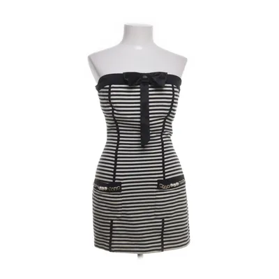 Jurk (Wit, Zwart) van Elisabetta Franchi Katoen, Elastaan, Polyamide