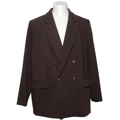 Blazer (Brown) from H&M Elastane, Polyester, Viscose