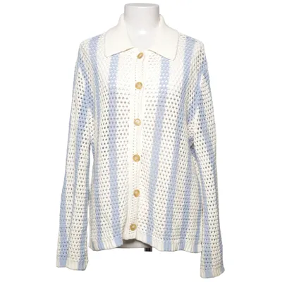 Cardigan (Blue, White) from & Other Stories Cotton
