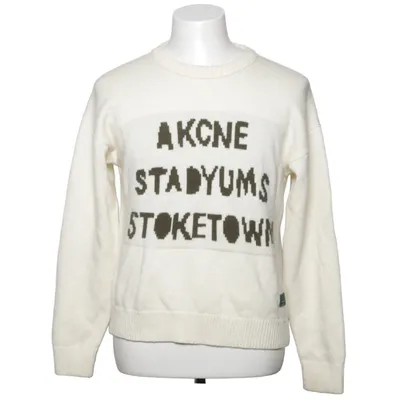 Sweatshirt (Wit, Bruin) van Acne Studios Wol
