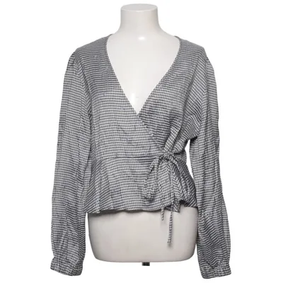 Omlottblus (Svart, Vit) från Norr Polyester, Viskos