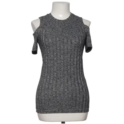 Top (Gray) from Pieces Elastane, Polyester, Viscose