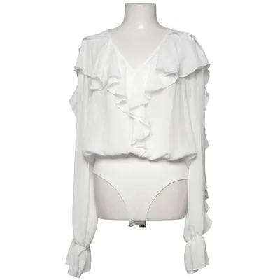 Body (Frill Chiffon Bodysuit) från NLY One Elastan, Polyester