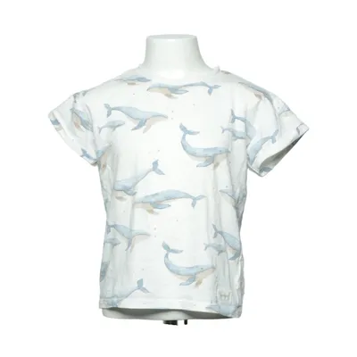 T-shirt (White, Blue) from Newbie by KappAhl Cotton